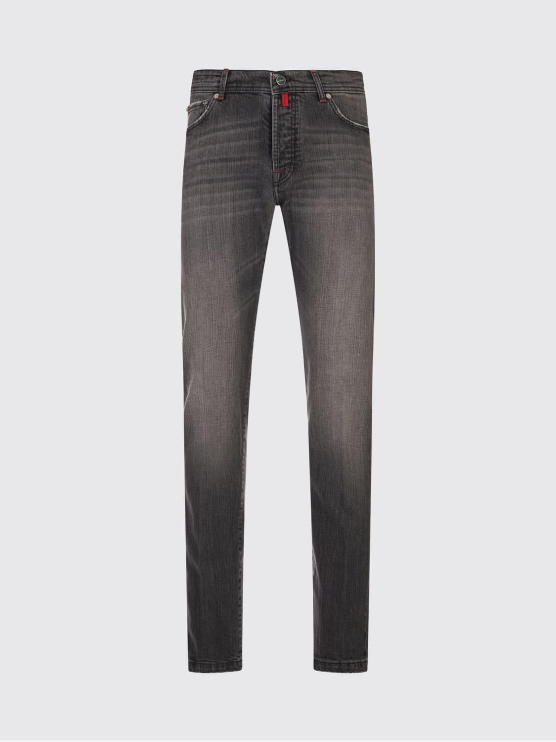 KITON JEANS: Pants men Kiton, Grey - Img 1