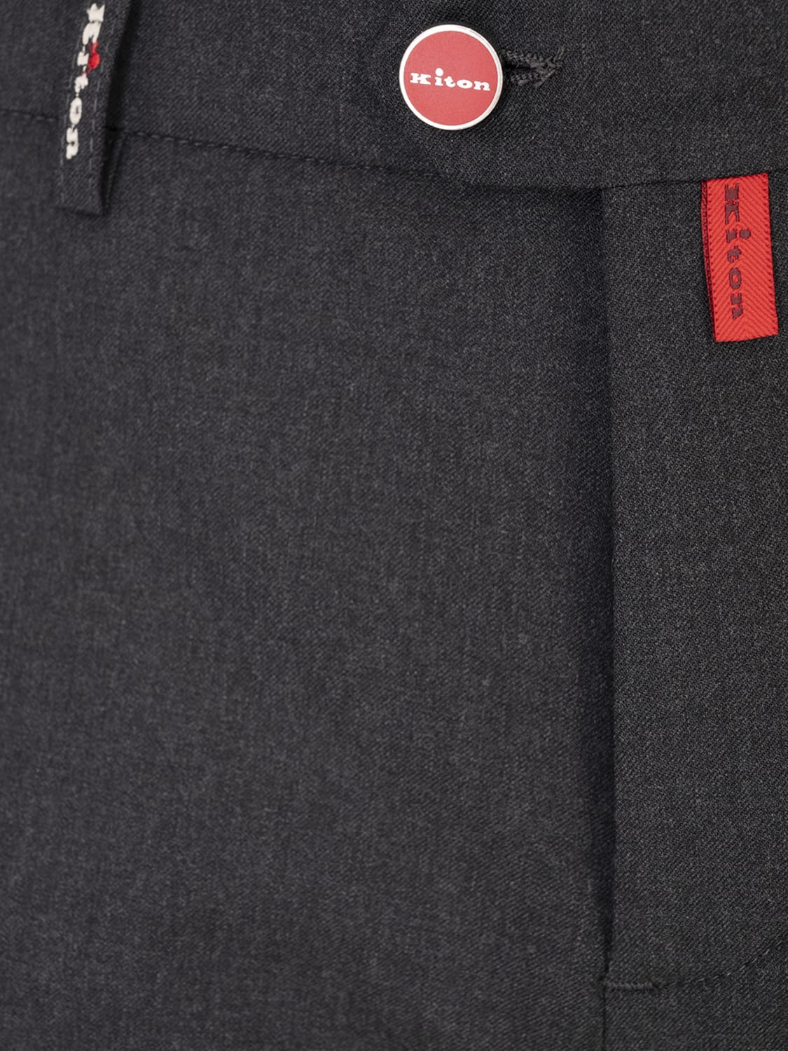 KITON PANTS: Pants men Kiton, Grey - Img 3