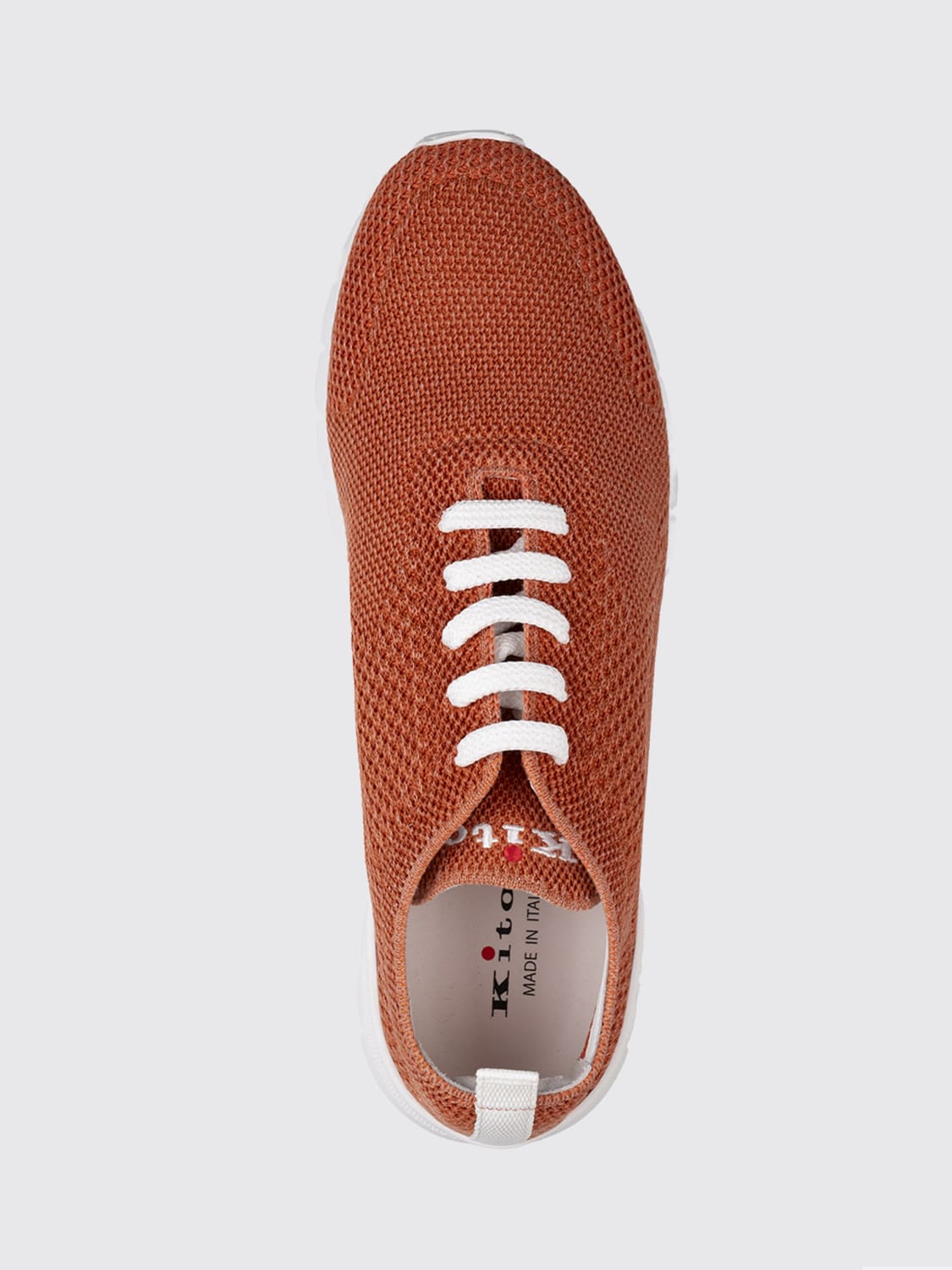 KITON SNEAKERS: Sneakers men Kiton, Orange - Img 4