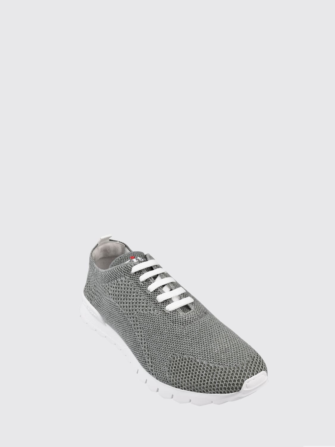 KITON SNEAKERS: Sneakers Kiton in maglia misto cotone , Grigio - Img 2