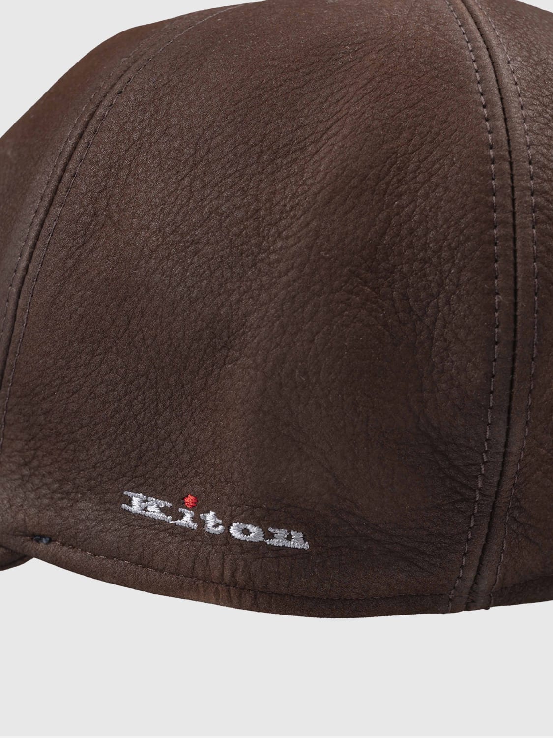 KITON HAT: Hat men Kiton, Brown - Img 4