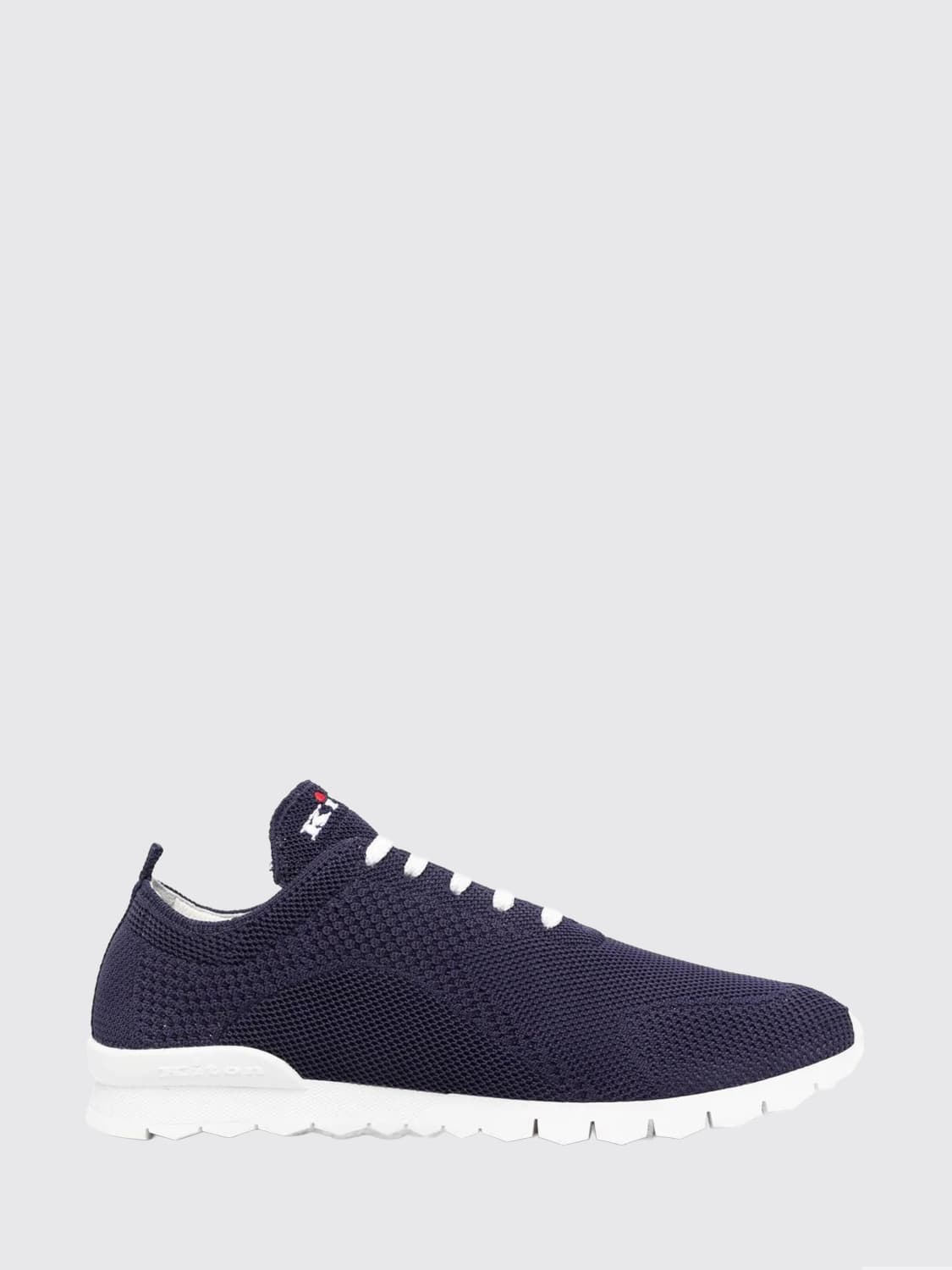 KITON SNEAKERS: Sneakers Kiton in maglia misto cotone , Blue - Img 1