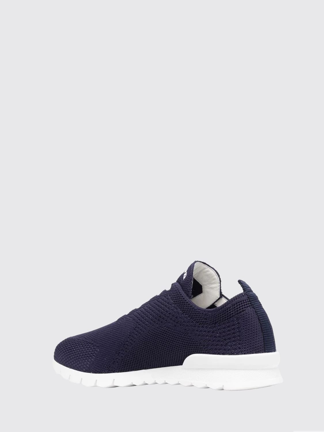 KITON SNEAKERS: Sneakers Kiton in maglia misto cotone , Blue - Img 3