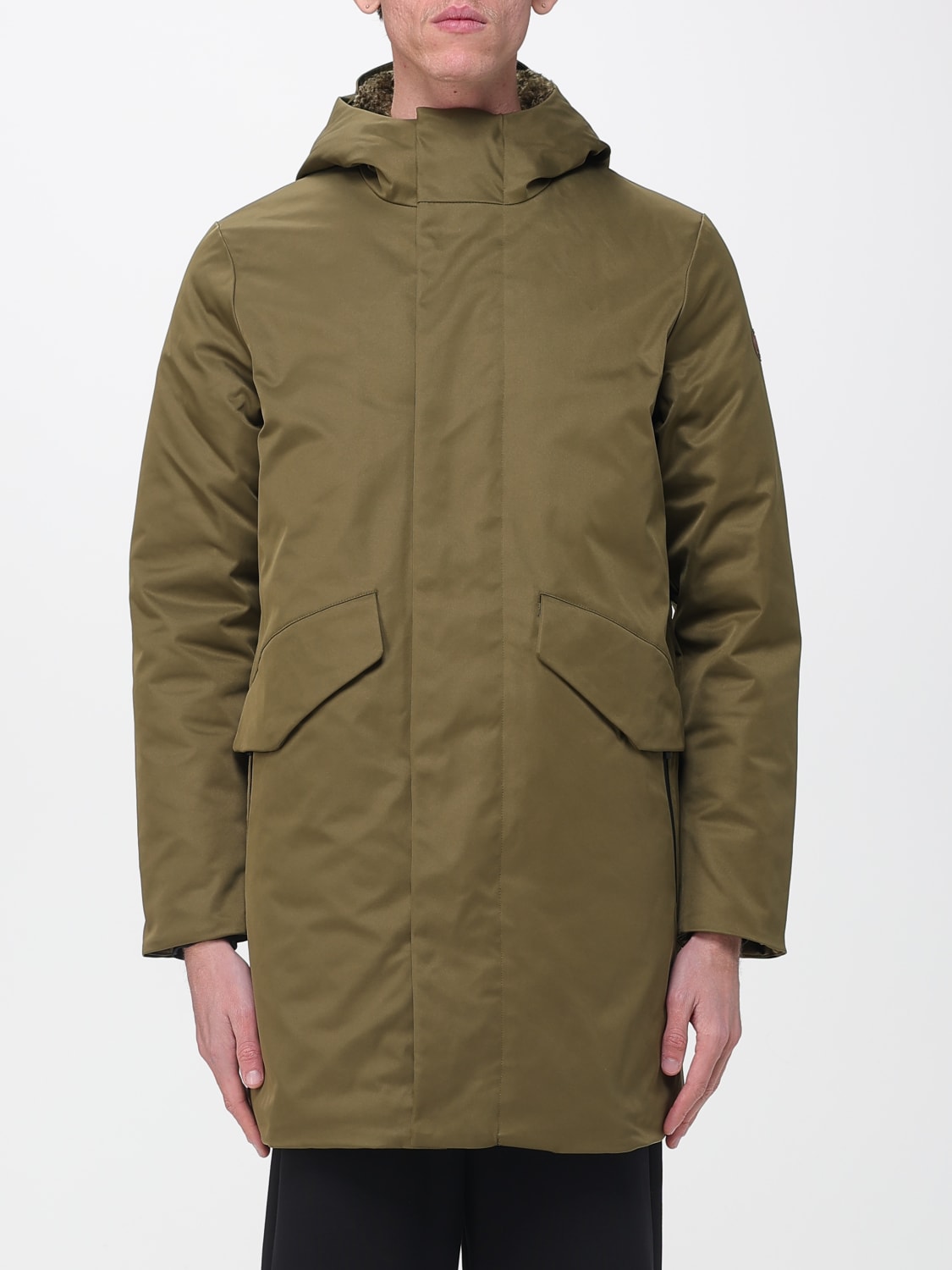 SAVE THE DUCK COAT: Coat men Save The Duck, Green - Img 1