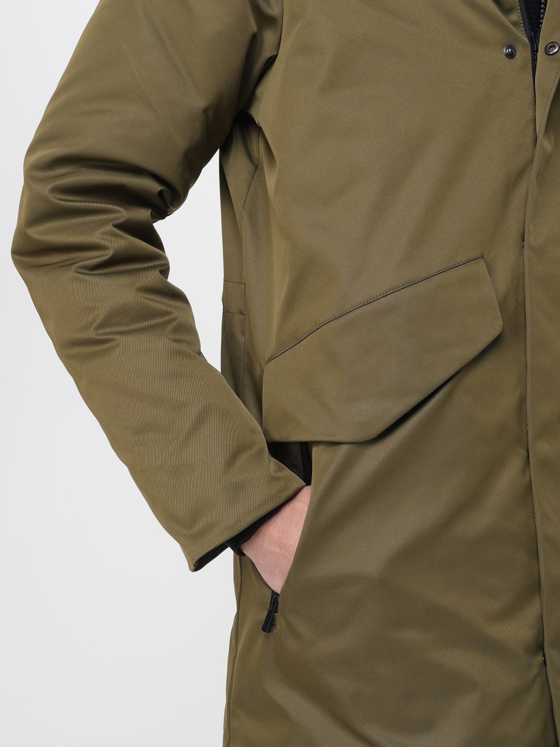 SAVE THE DUCK COAT: Coat men Save The Duck, Green - Img 4