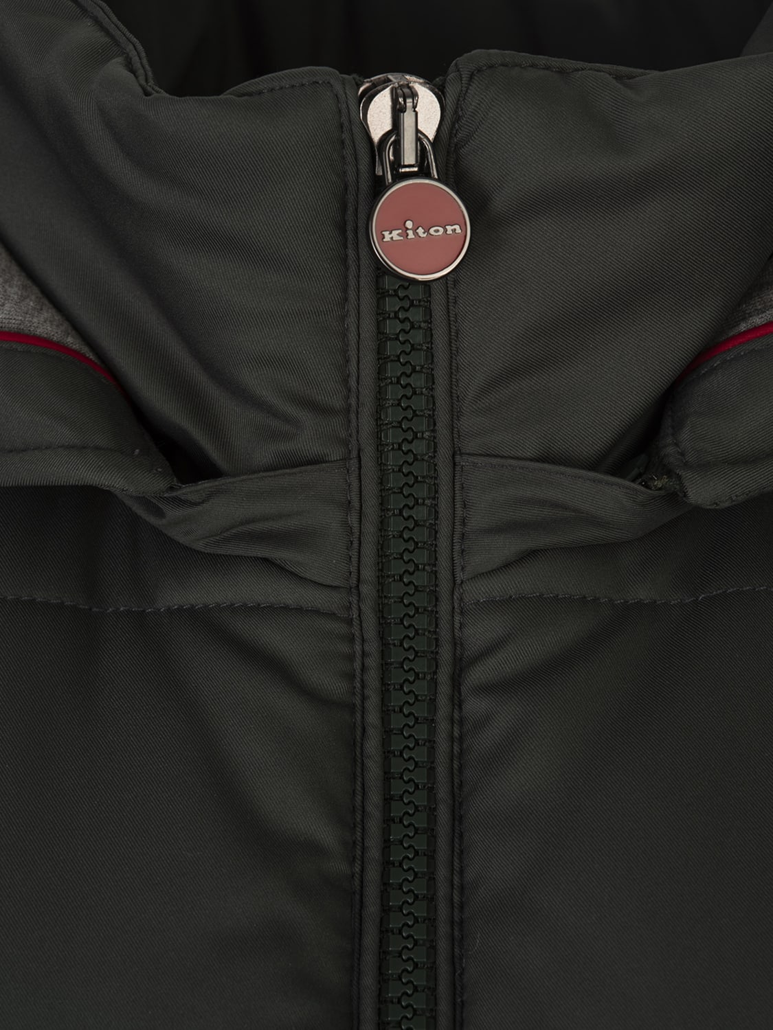 KITON GILET: Manteau homme Kiton, Vert - Img 3