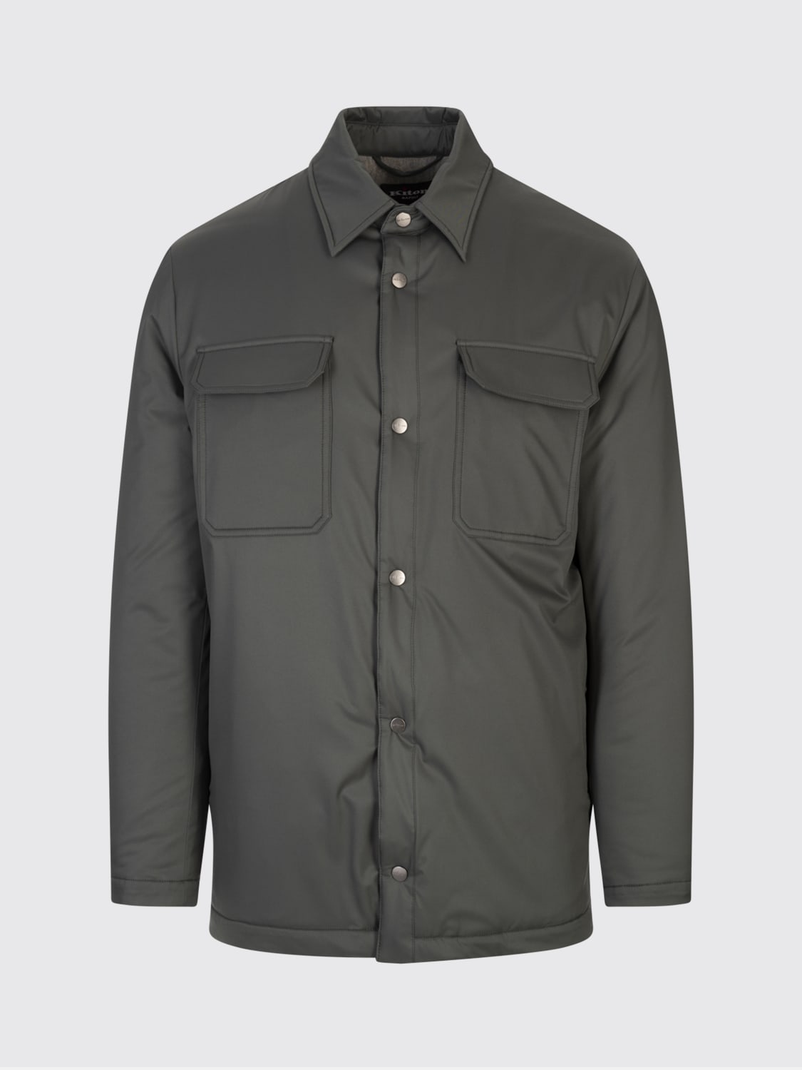 KITON JACKET: Coat men Kiton, Grey - Img 1