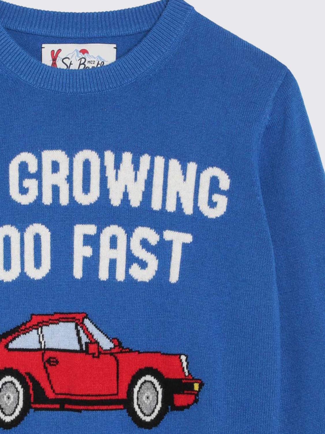 MC2 SAINT BARTH PULL: Pull enfant Mc2 Saint Barth, Bleu - Img 3