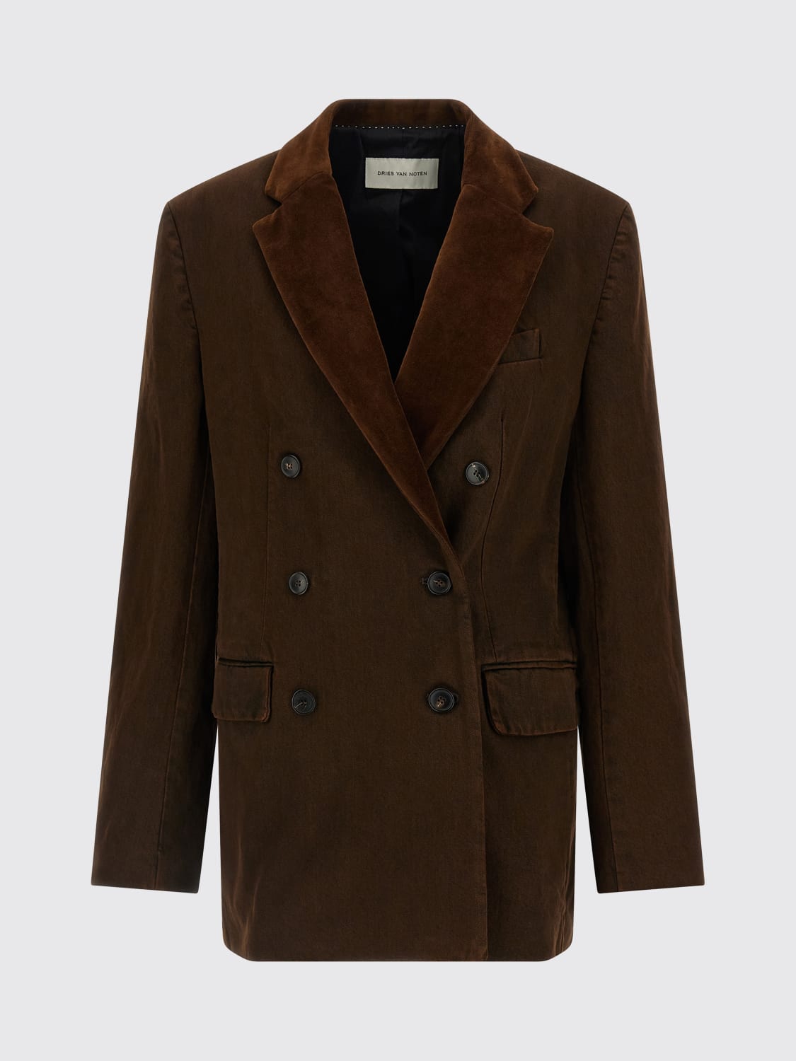 DRIES VAN NOTEN JACKET: Jacket woman Dries Van Noten, Brown - Img 1