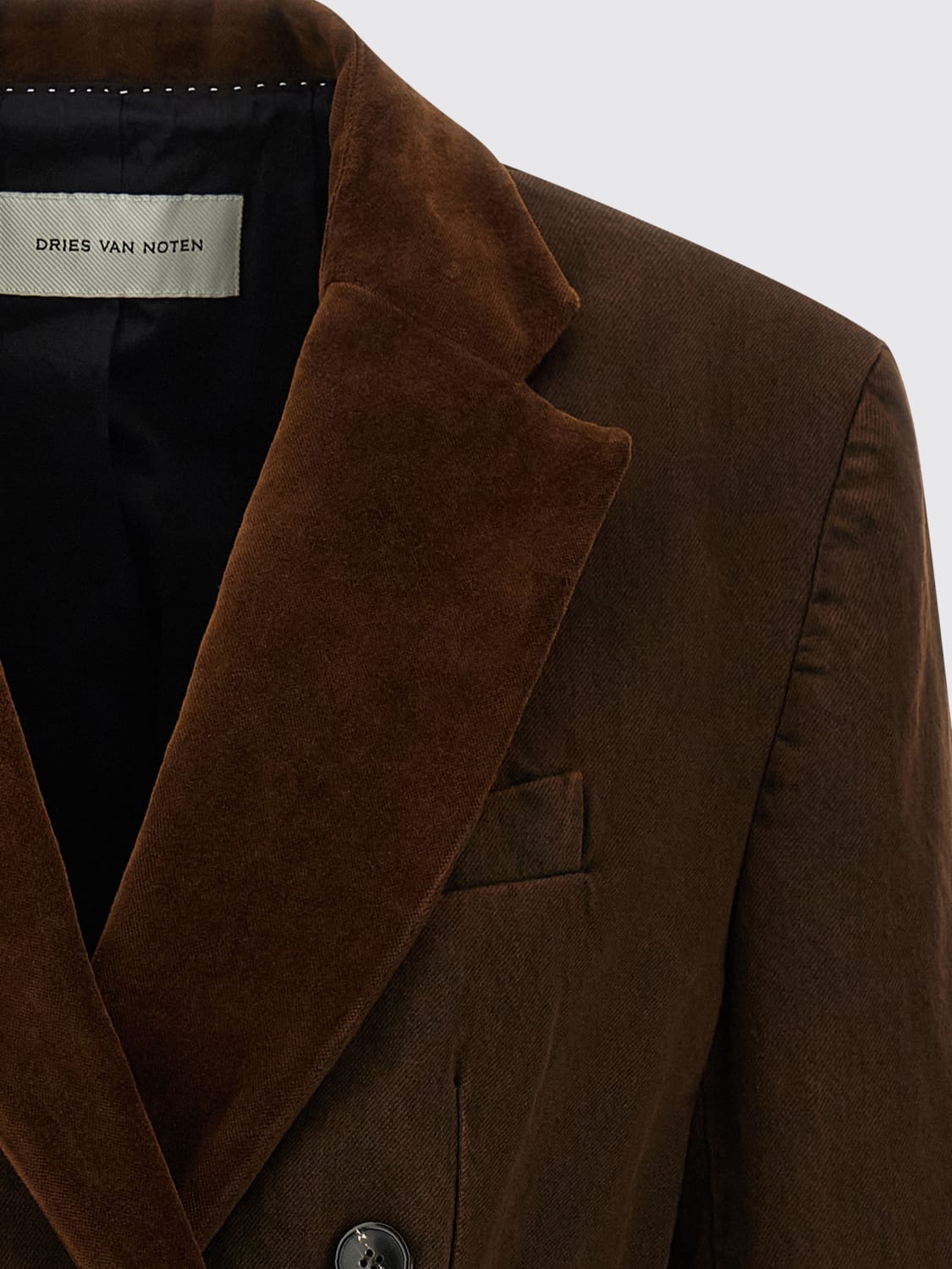 DRIES VAN NOTEN JACKET: Jacket woman Dries Van Noten, Brown - Img 3