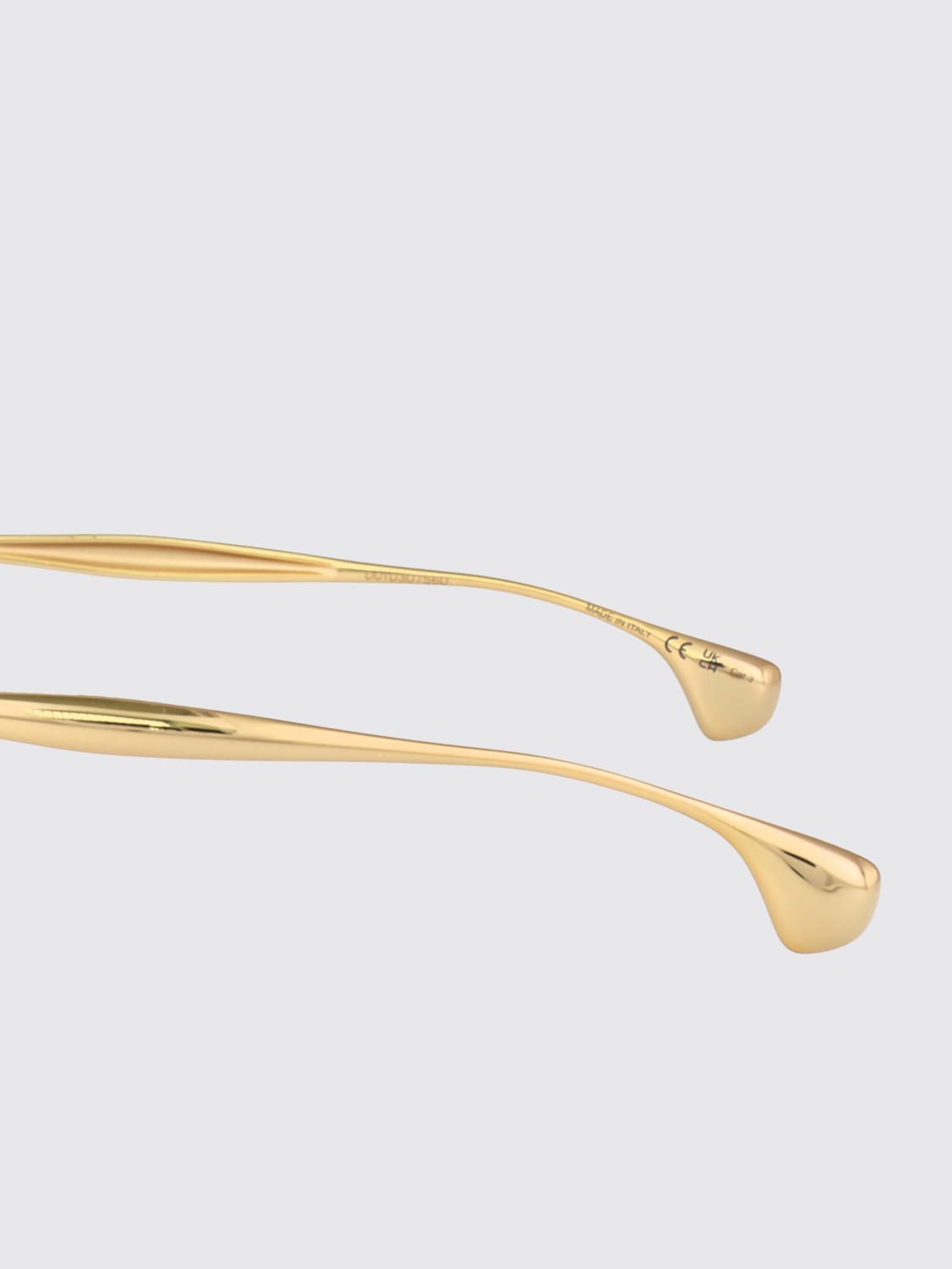 BOTTEGA VENETA OCCHIALI DA SOLE: Occhiali da sole BV1396S Bottega Veneta in metallo , Oro - Img 3