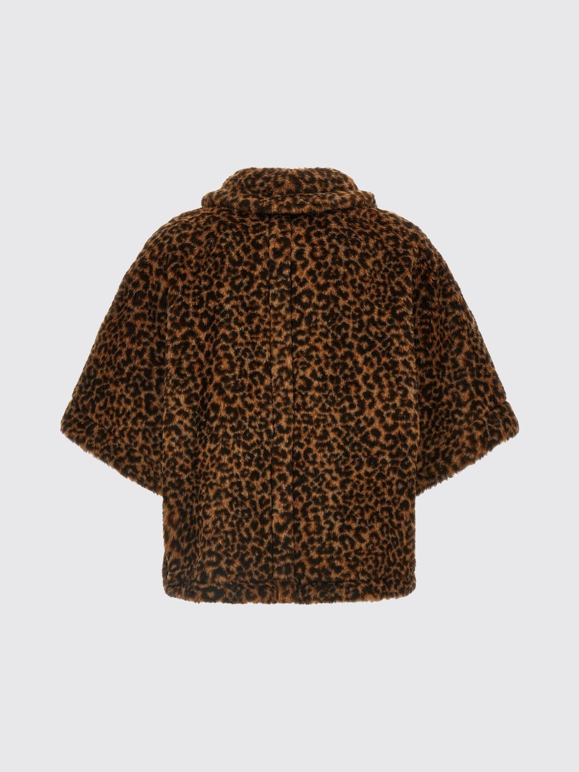 MAX MARA FUR COAT: Cape woman Max Mara, Brown - Img 2