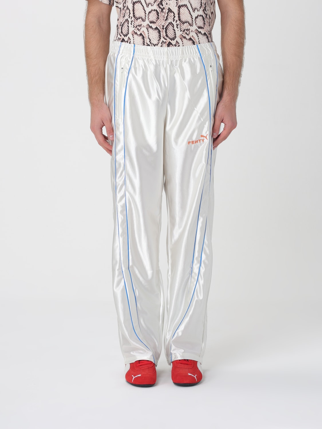 PUMA PANTS: Pants men Puma, White - Img 1