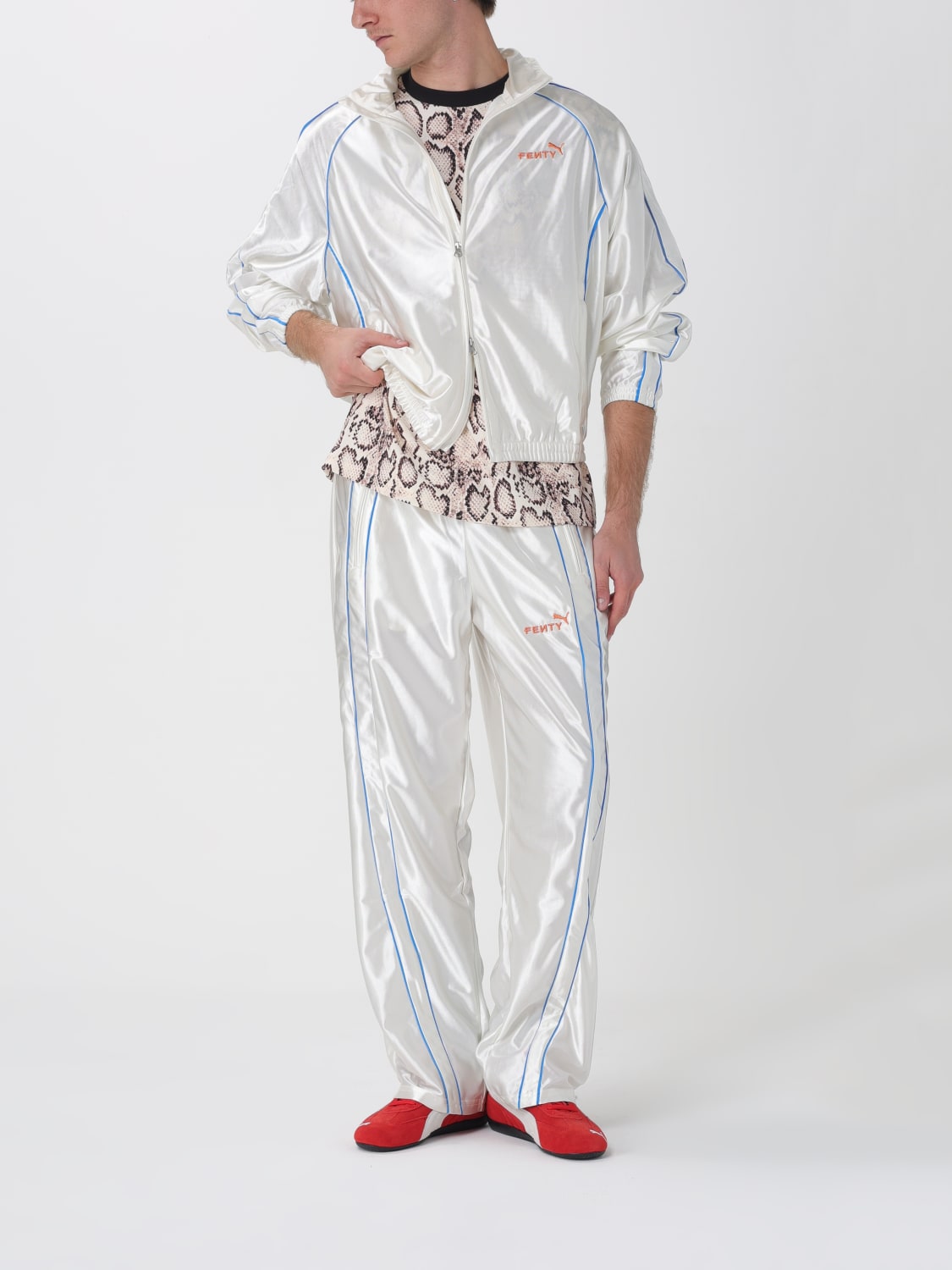 PUMA PANTS: Pants men Puma, White - Img 2