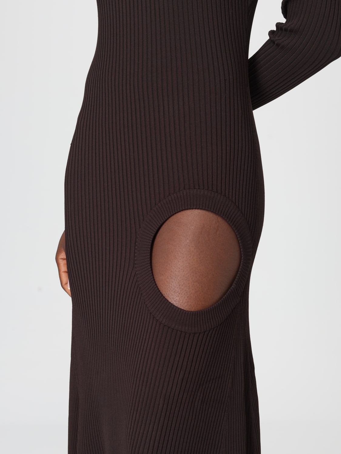 COPERNI DRESS: Dress woman Coperni, Brown - Img 3