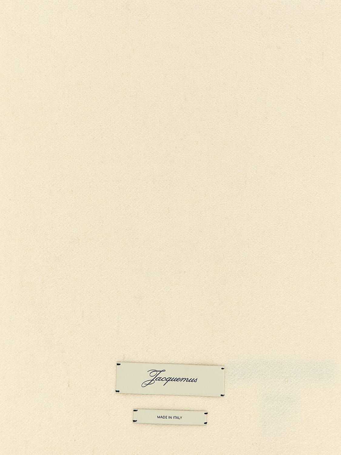 JACQUEMUS SCARF: Neck scarf men Jacquemus, Beige - Img 2