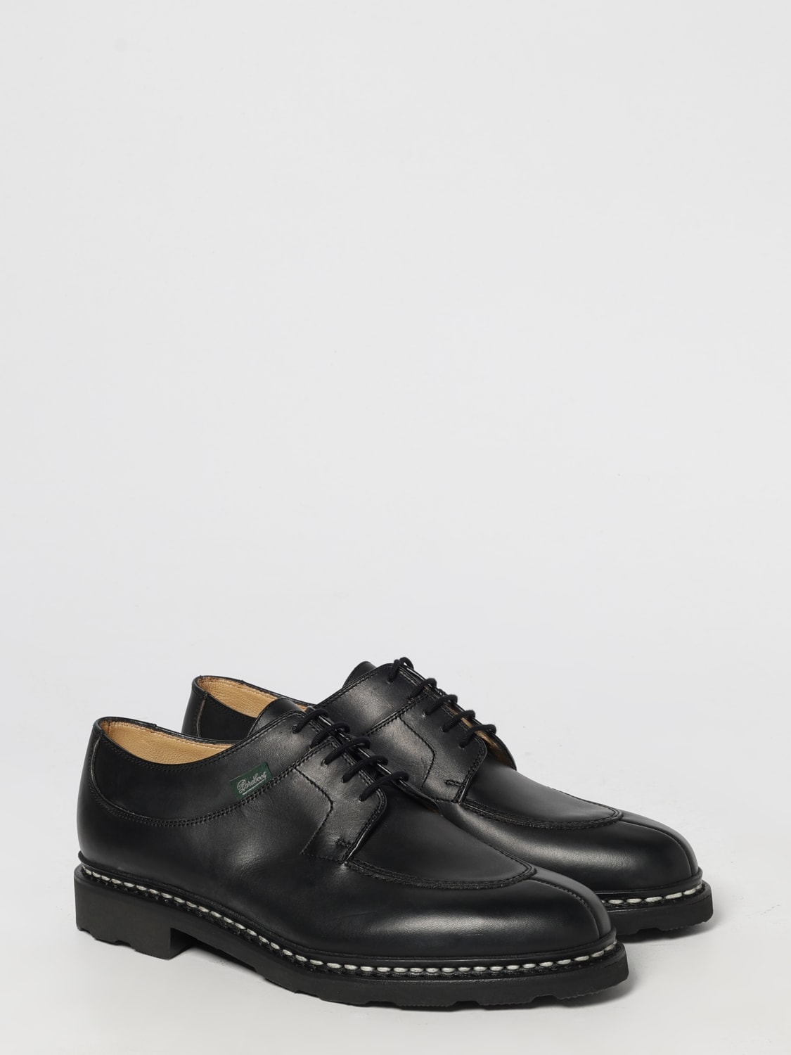PARABOOT SCARPE STRINGATE: Derby Avignon Paraboot in pelle , Nero - Img 2