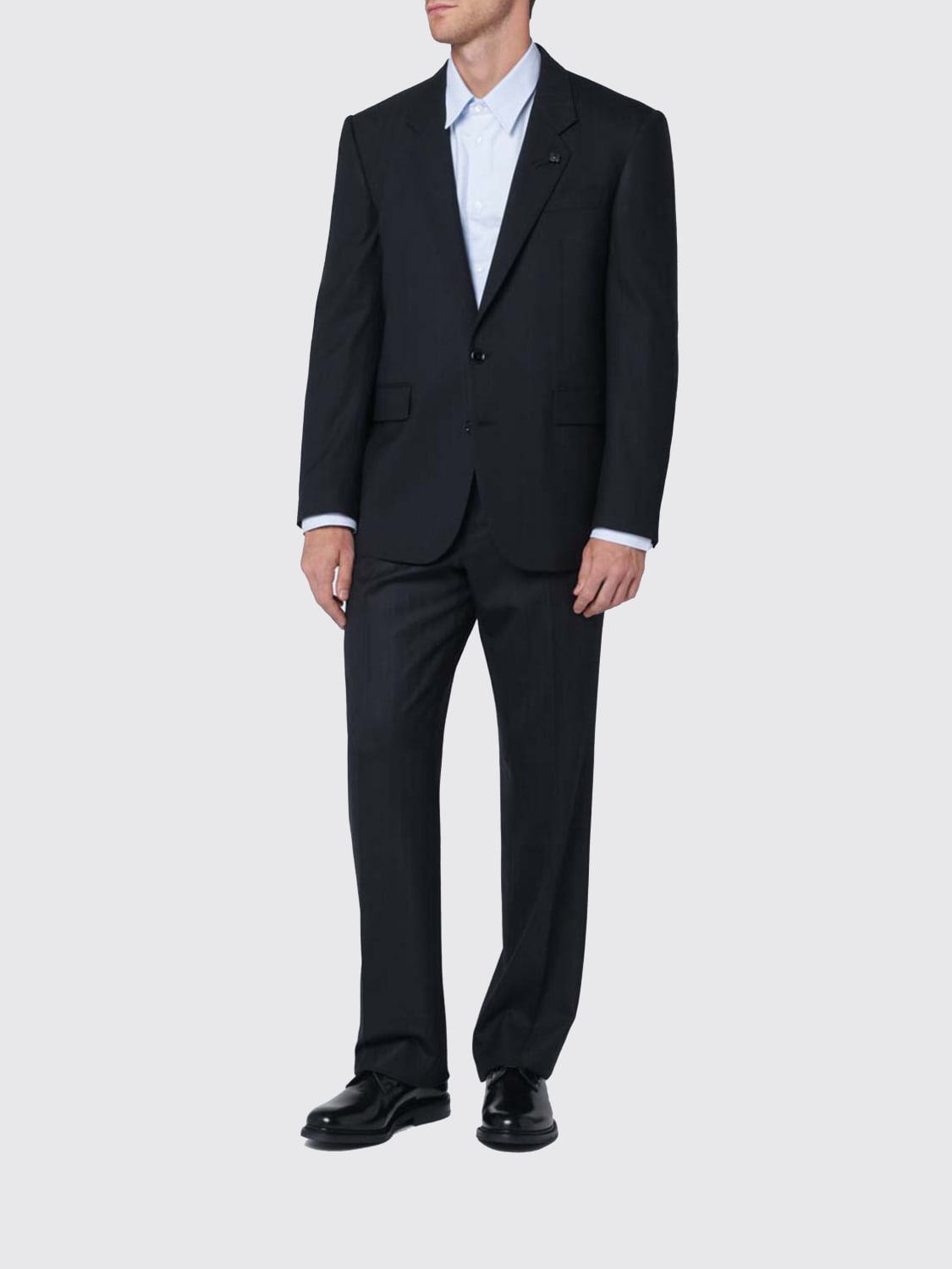 LARDINI PANTS: Pants men Lardini, Blue - Img 2