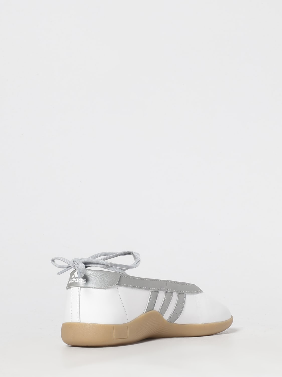 ADIDAS ORIGINALS BALLERINE: Ballerina Taekwondo Mei Adidas Originals in pelle , Bianco - Img 3
