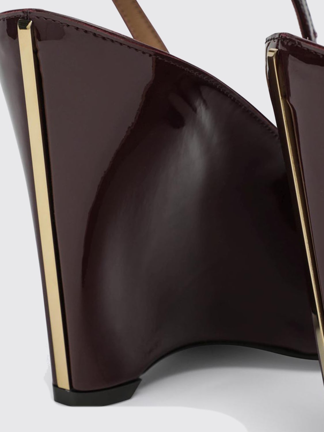 FERRAGAMO ZAPATO DE SALÓN: Sandalias de tacón mujer Ferragamo, Vino - Img 4