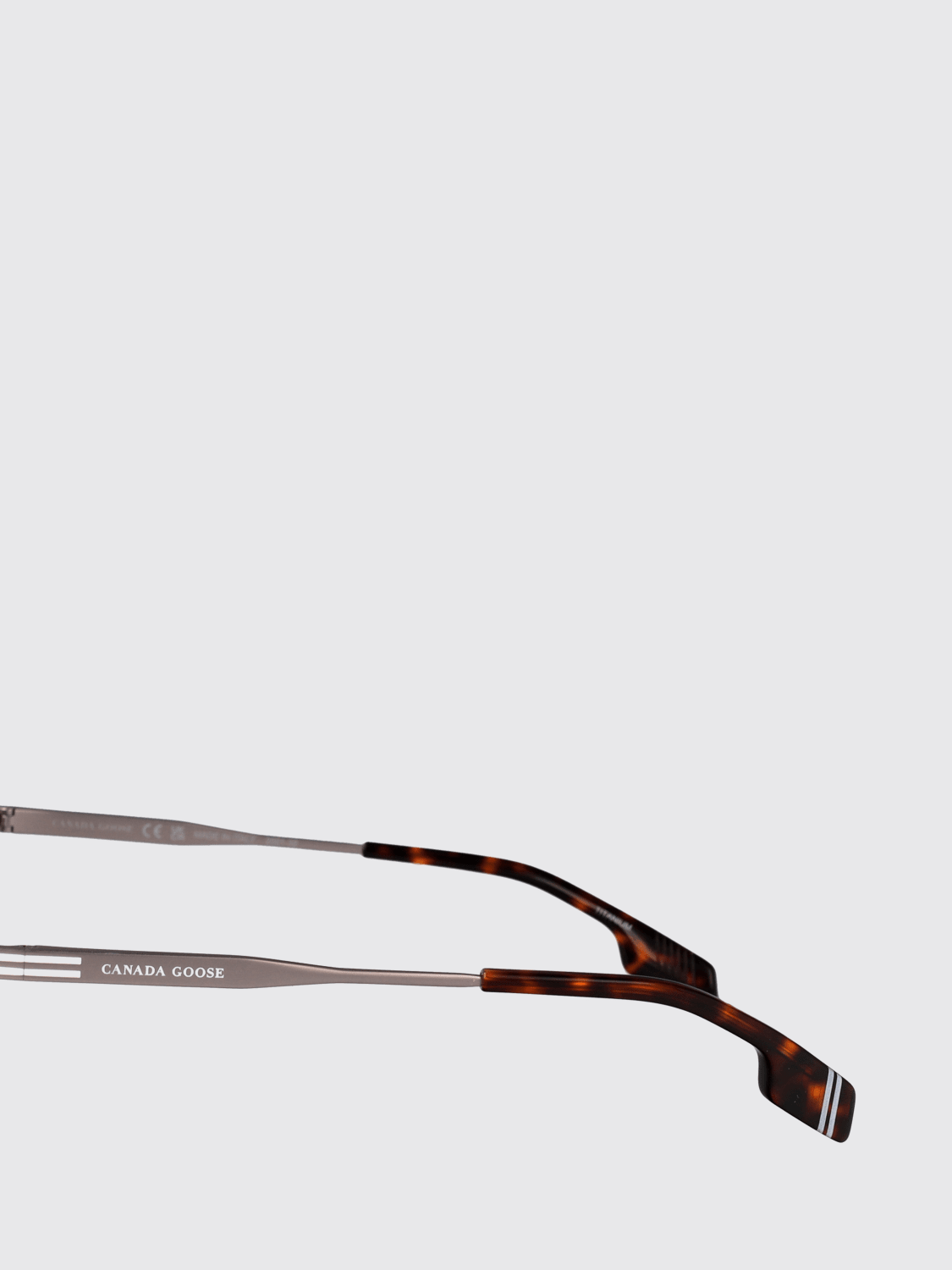 CANADA GOOSE OCCHIALI DA SOLE: Occhiali da sole GC25503SPE Canada Goose in titanio, Grigio - Img 3