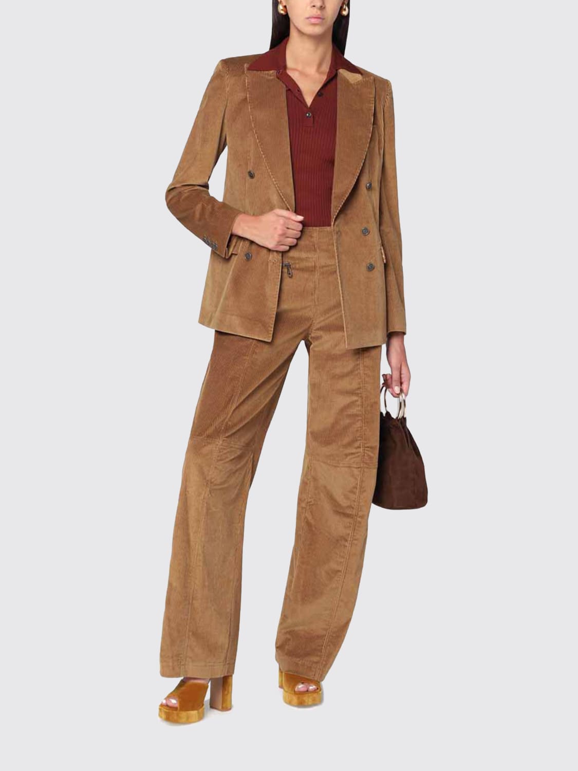 ETRO PANTS: Pants woman Etro, Brown - Img 2