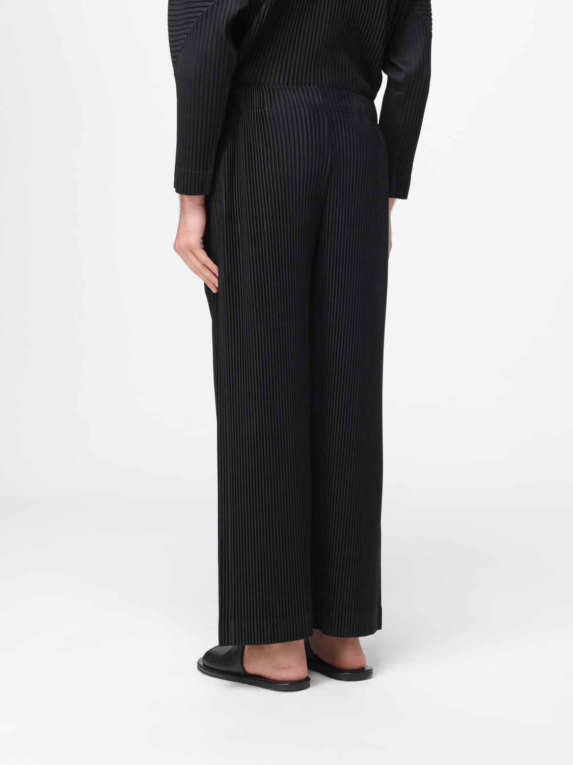 HOMME PLISSE' ISSEY MIYAKE HOSE: Hose herren Homme Plisse' Issey Miyake, Schwarz - Img 3