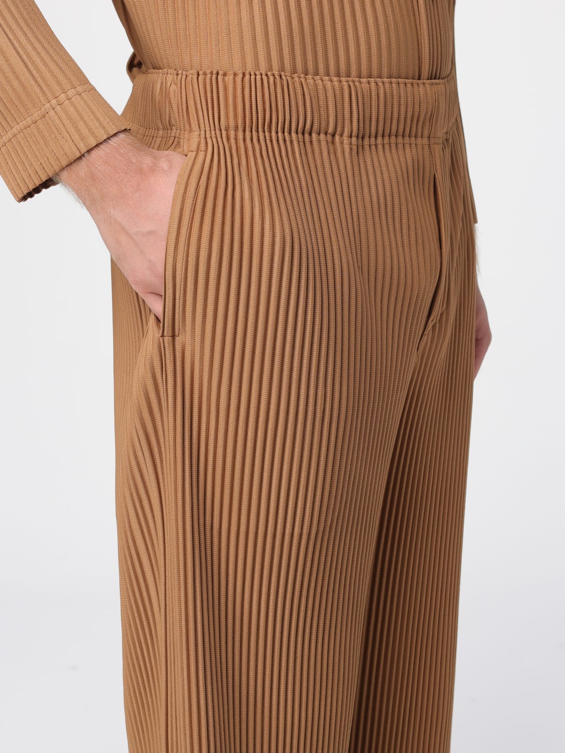 HOMME PLISSE' ISSEY MIYAKE PANTS: Pants men Homme Plisse' Issey Miyake, Brown - Img 4