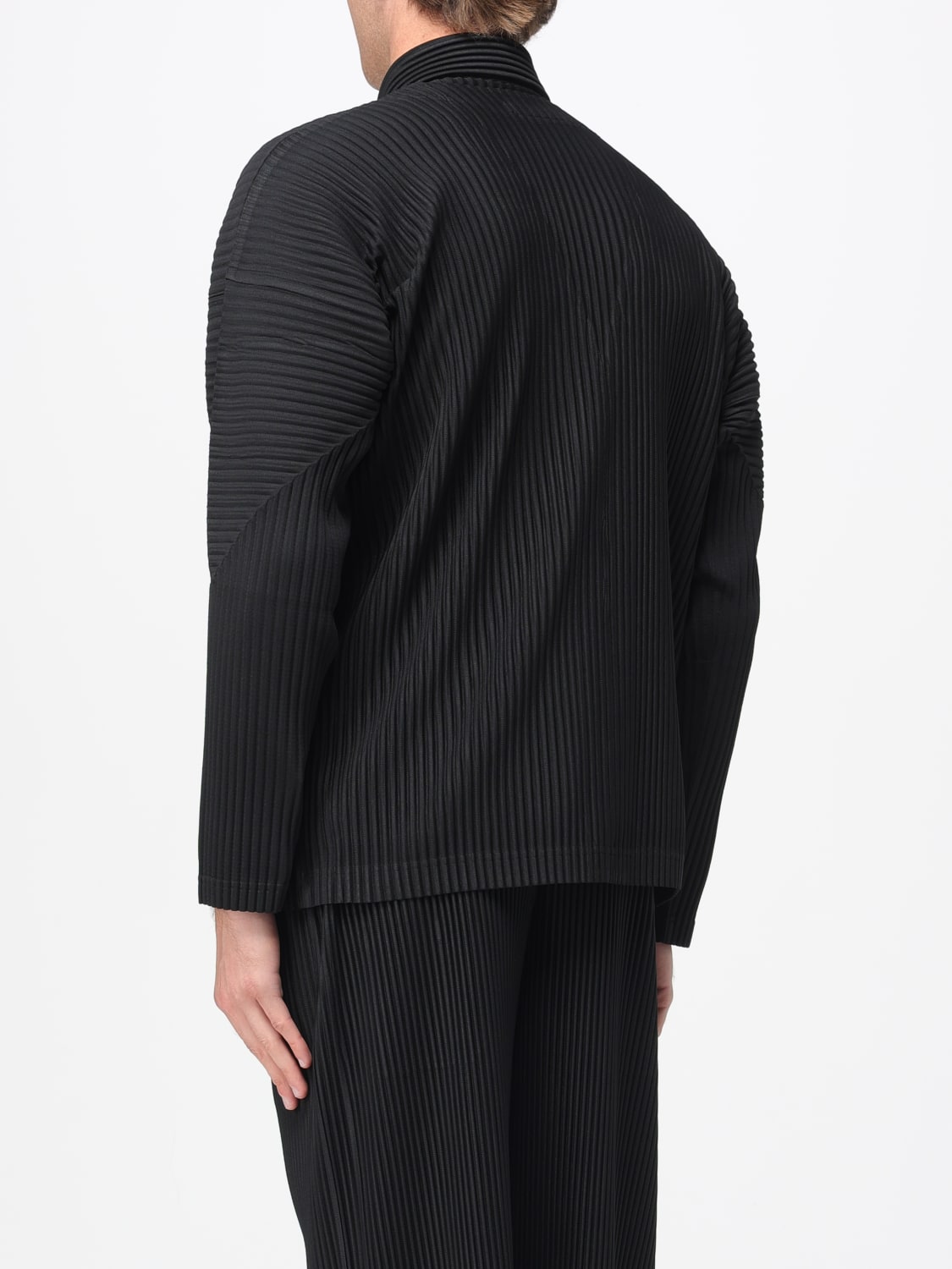 HOMME PLISSE' ISSEY MIYAKE SWEATER: Cardigan men Homme Plisse' Issey Miyake, Black - Img 3