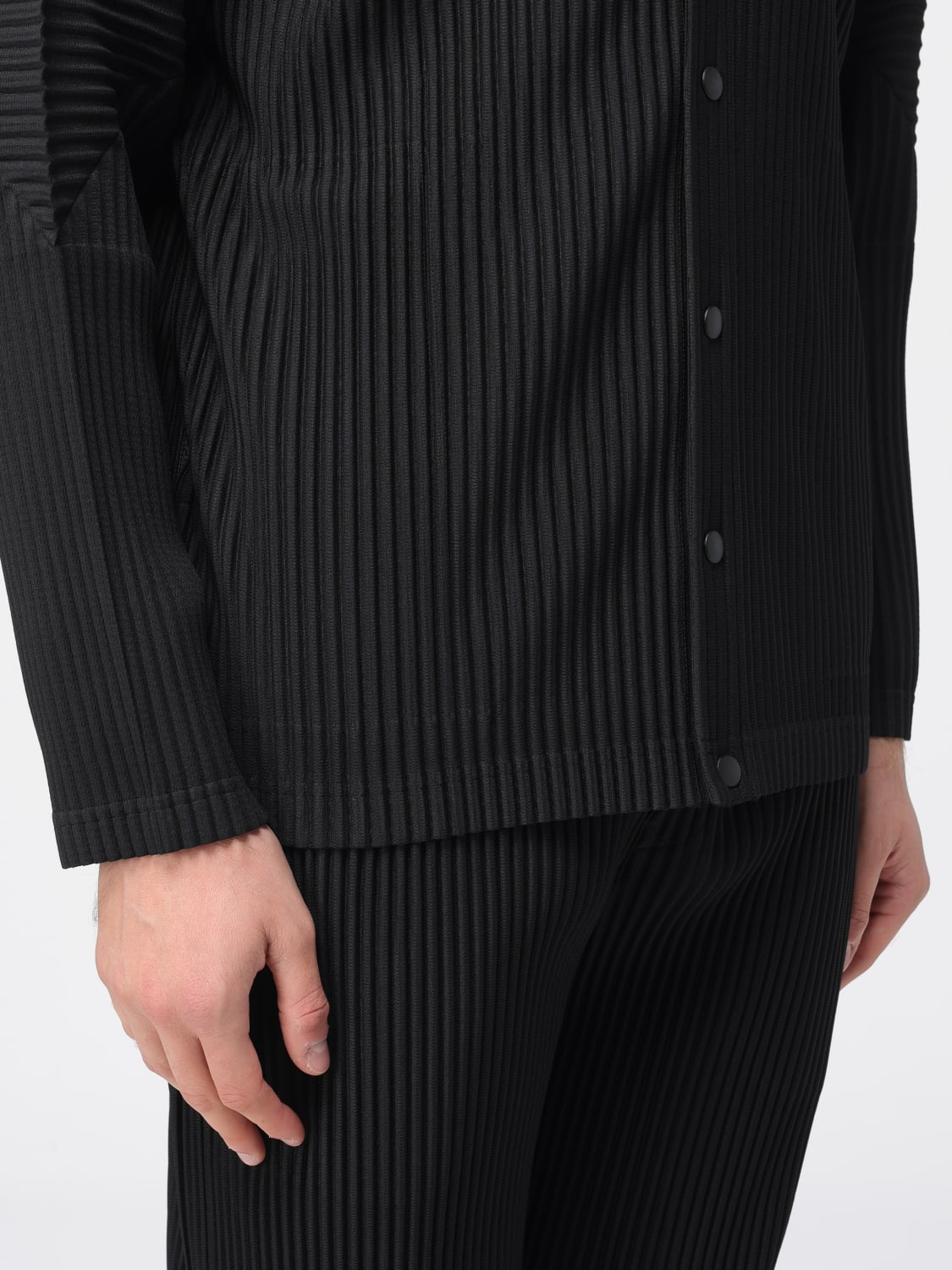 HOMME PLISSE' ISSEY MIYAKE SWEATER: Cardigan men Homme Plisse' Issey Miyake, Black - Img 4