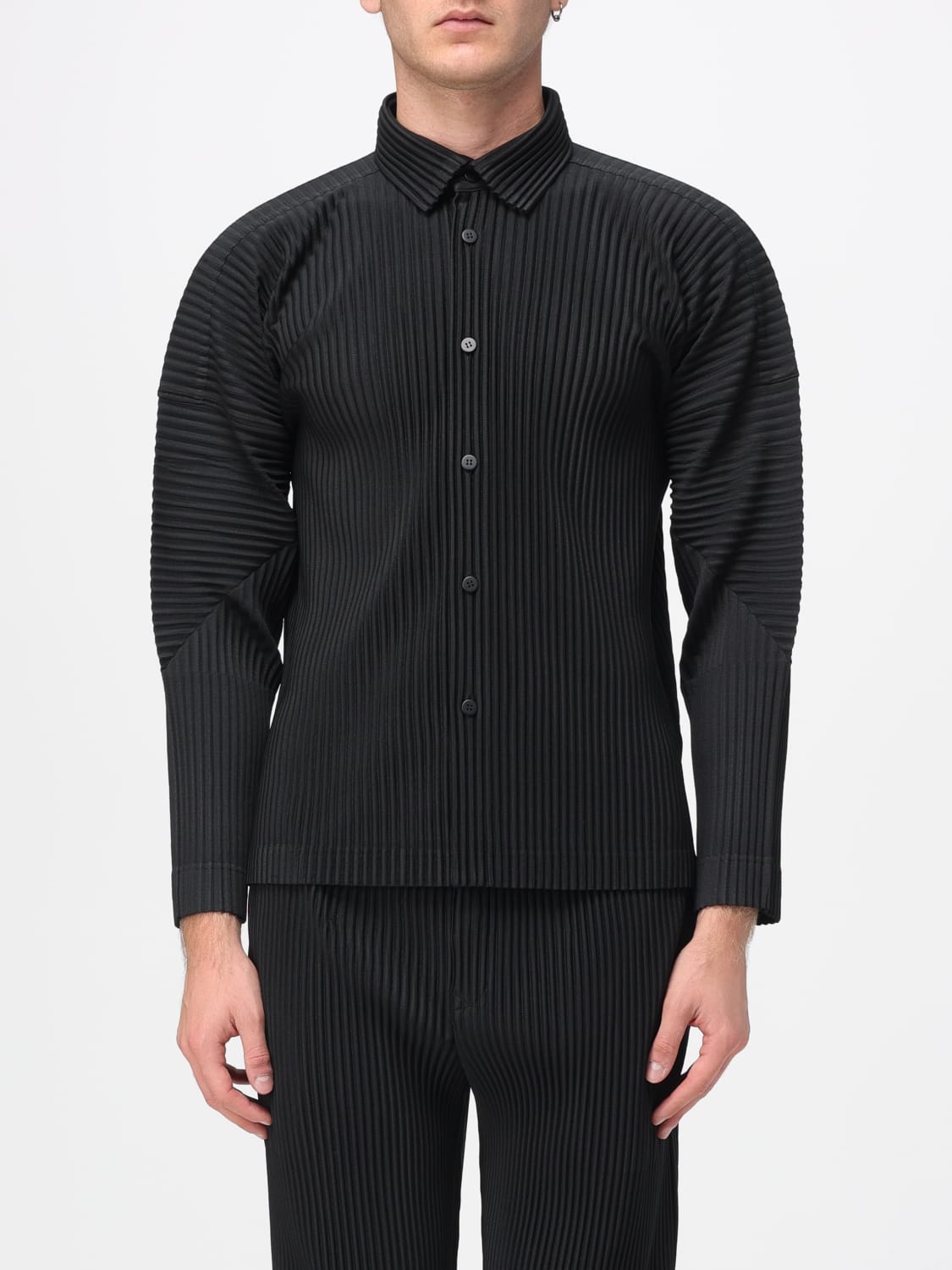 HOMME PLISSE' ISSEY MIYAKE SHIRT: Shirt men Homme Plisse' Issey Miyake, Black - Img 1
