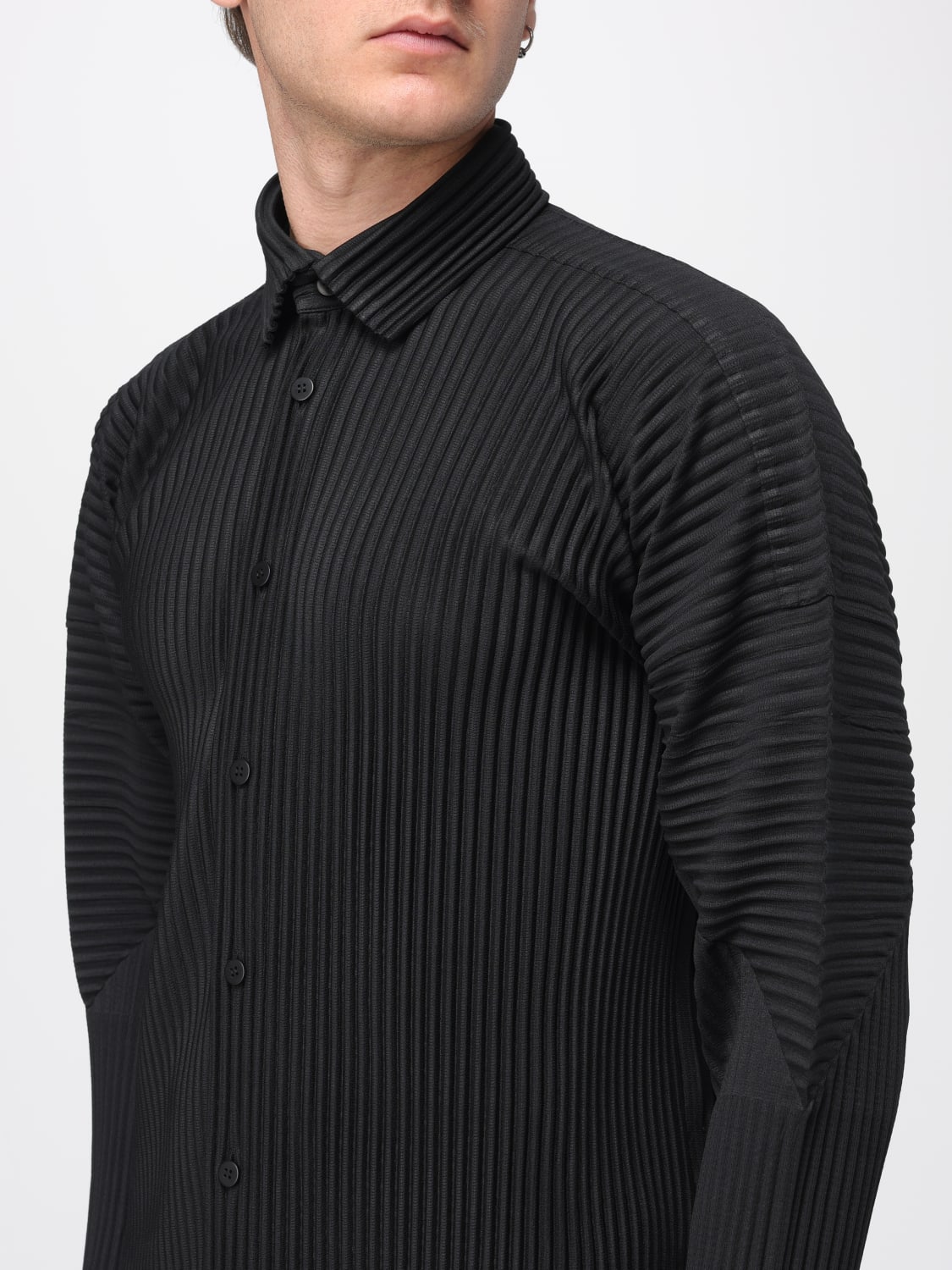 HOMME PLISSE' ISSEY MIYAKE SHIRT: Shirt men Homme Plisse' Issey Miyake, Black - Img 4