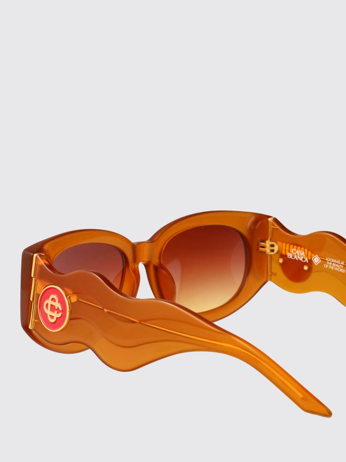 CASABLANCA SUNGLASSES: Sunglasses men Casablanca, Orange - Img 4