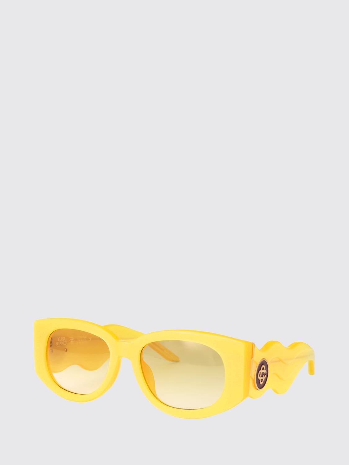 CASABLANCA SUNGLASSES: Sunglasses men Casablanca, Yellow - Img 1