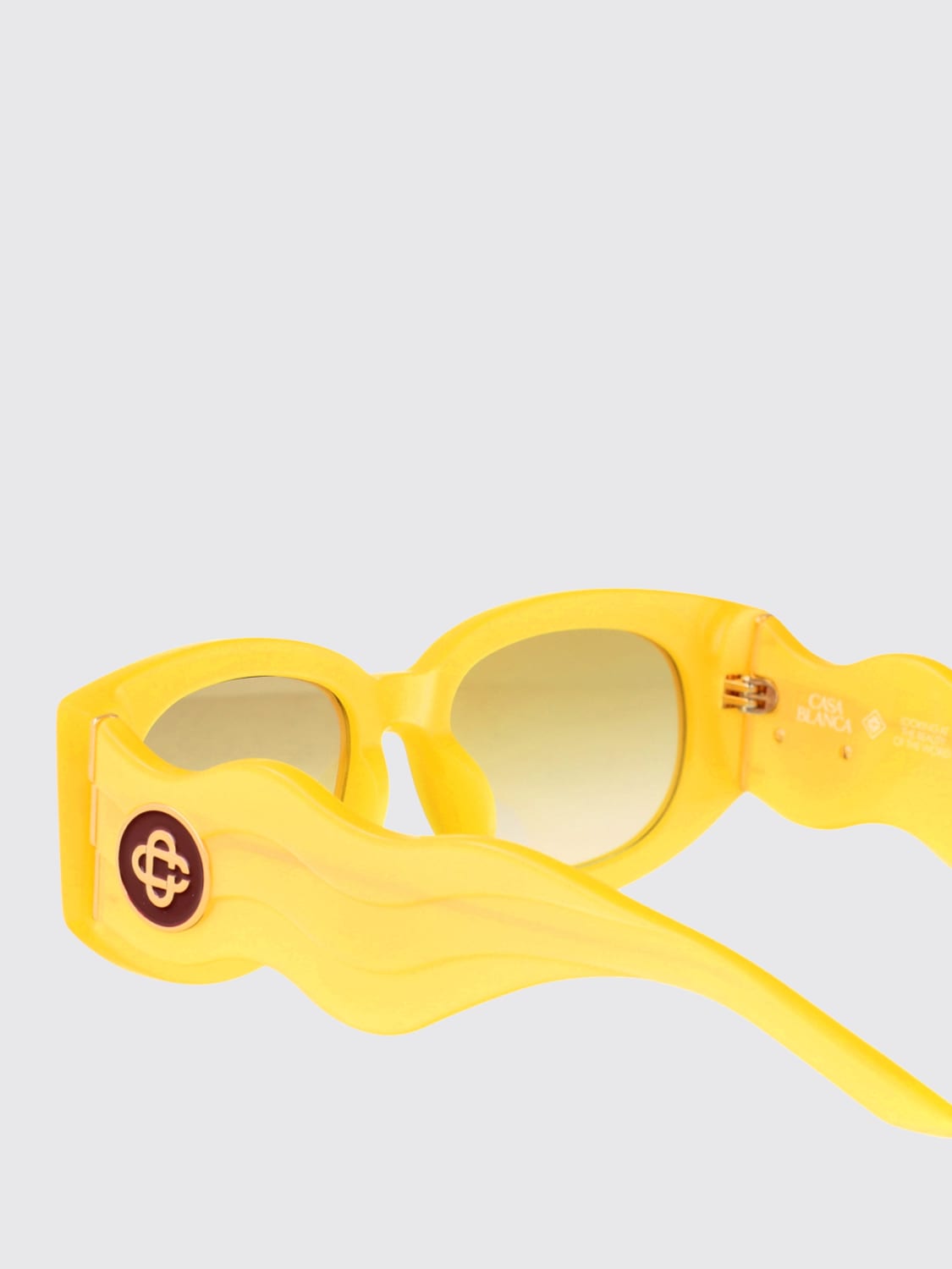CASABLANCA SUNGLASSES: Sunglasses men Casablanca, Yellow - Img 4