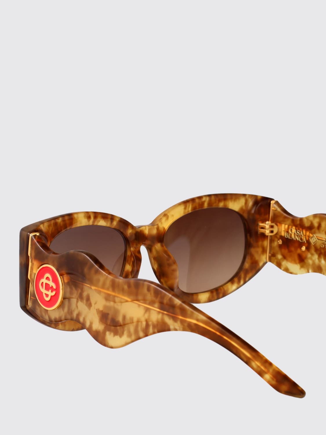 CASABLANCA OCCHIALI DA SOLE: Occhiali da sole EW-020-16 Casablanca in acetato , Marrone - Img 4