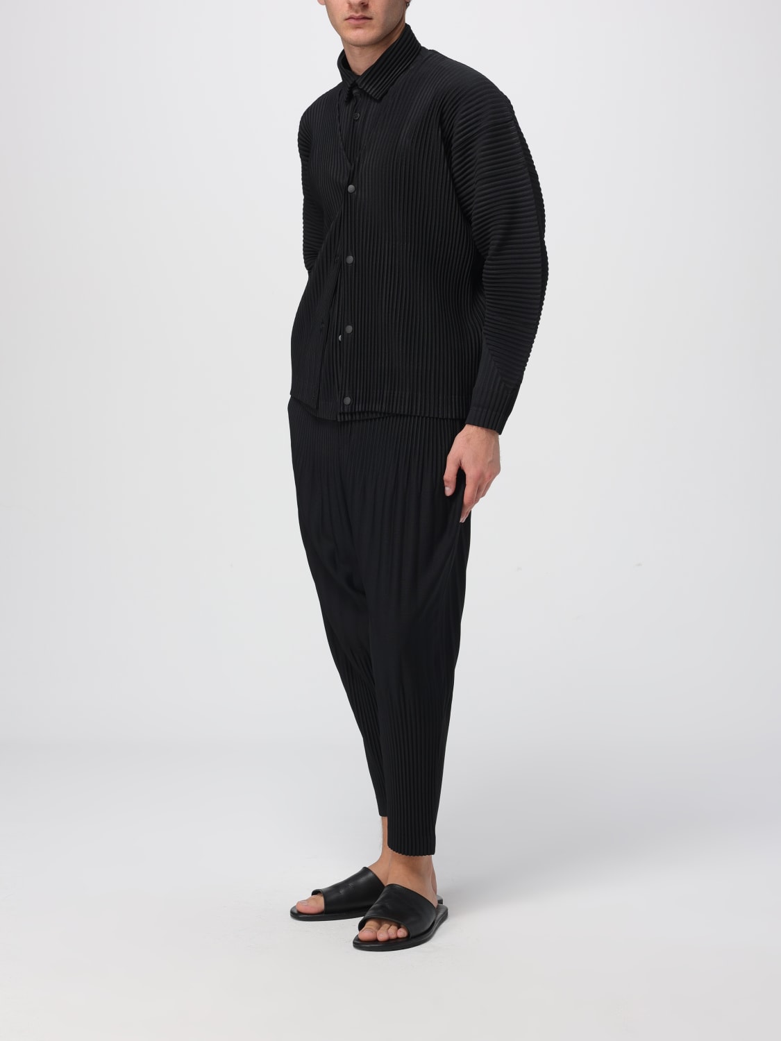 HOMME PLISSE' ISSEY MIYAKE SWEATER: Cardigan men Homme Plisse' Issey Miyake, Black - Img 2