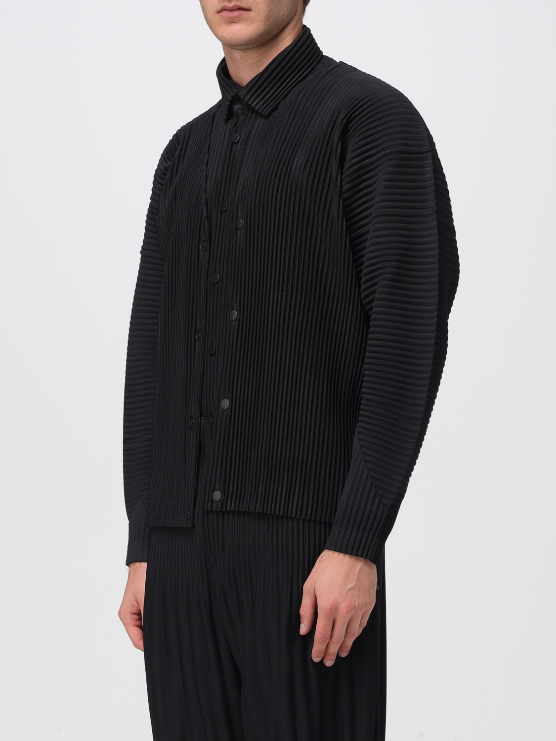 HOMME PLISSE' ISSEY MIYAKE SWEATER: Cardigan men Homme Plisse' Issey Miyake, Black - Img 4