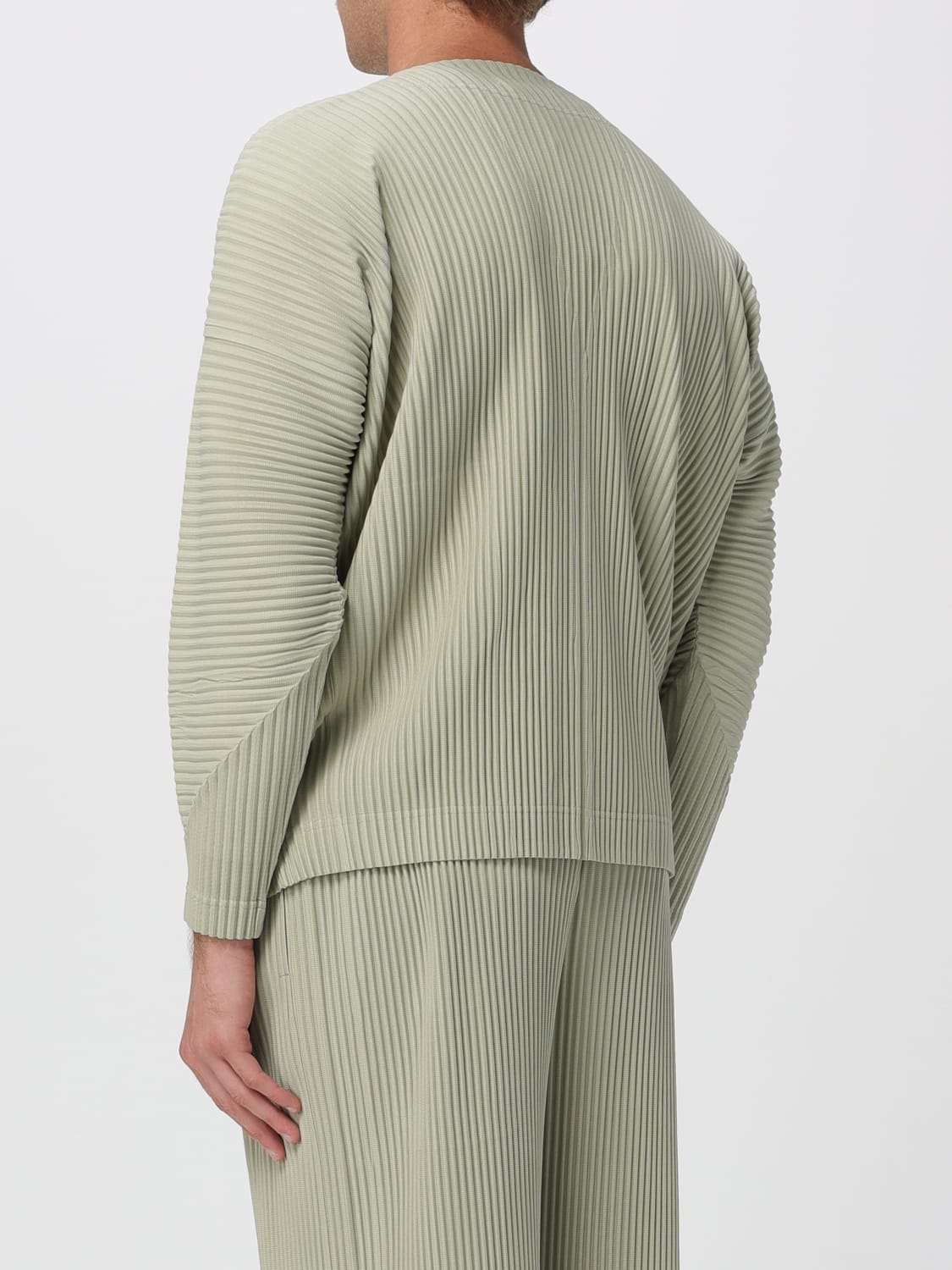 HOMME PLISSE' ISSEY MIYAKE SWEATER: Cardigan men Homme Plisse' Issey Miyake, Green - Img 3
