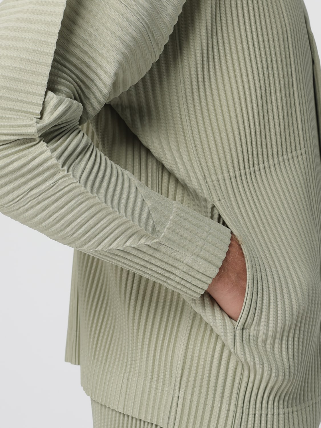 HOMME PLISSE' ISSEY MIYAKE SWEATER: Cardigan men Homme Plisse' Issey Miyake, Green - Img 5