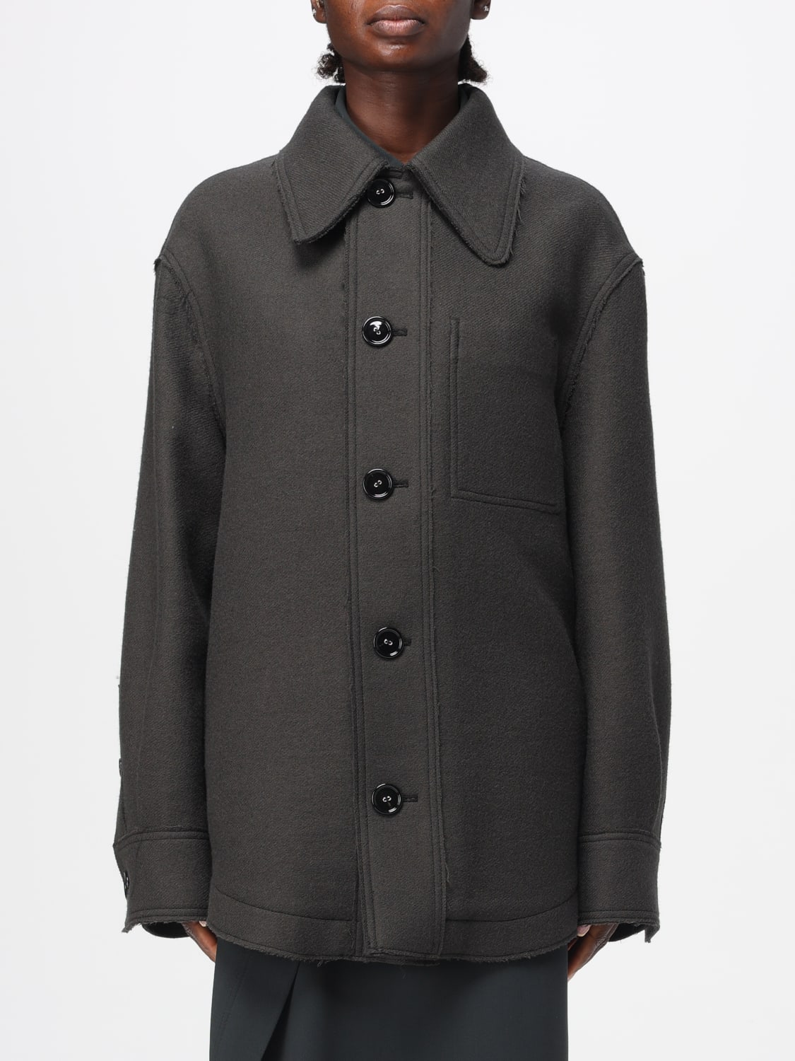 AMI PARIS JACKET: Blazer woman Ami Paris, Grey - Img 1