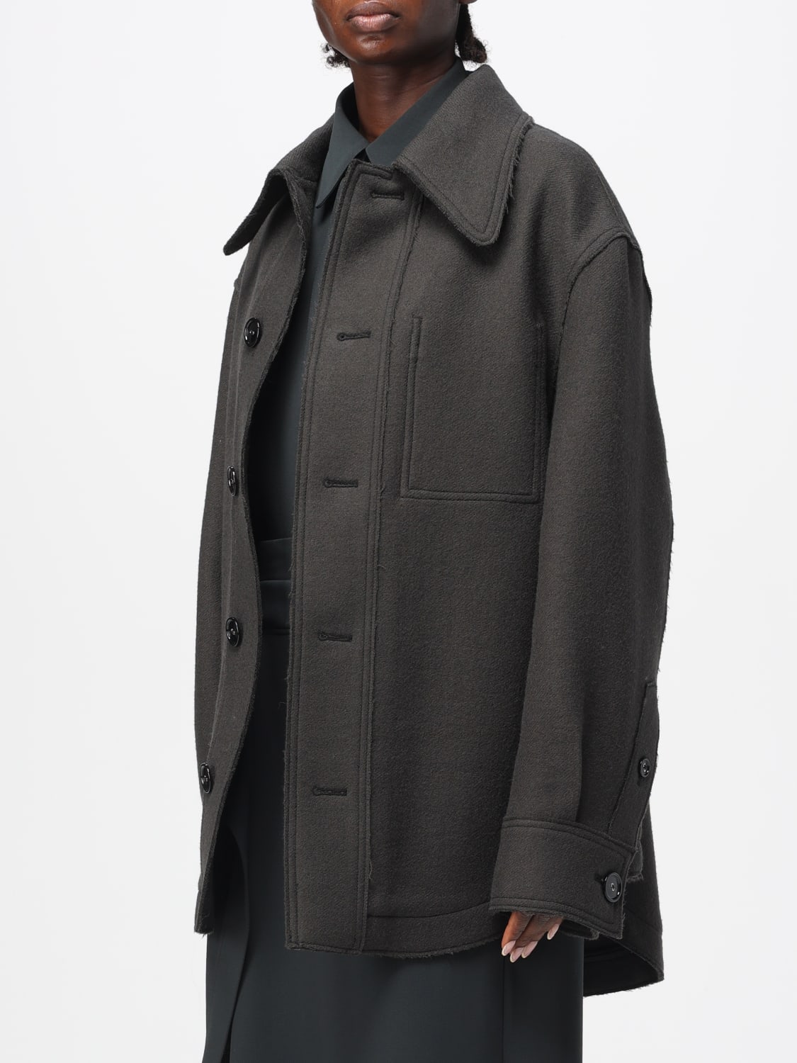 AMI PARIS JACKET: Blazer woman Ami Paris, Grey - Img 4