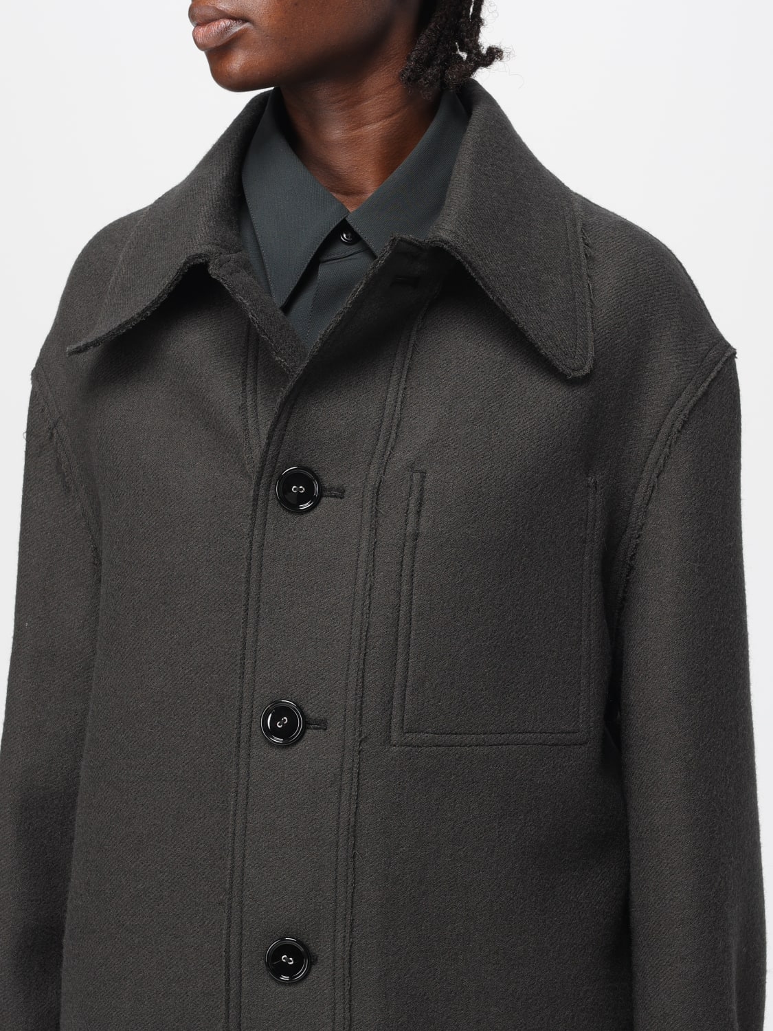 AMI PARIS JACKET: Blazer woman Ami Paris, Grey - Img 5