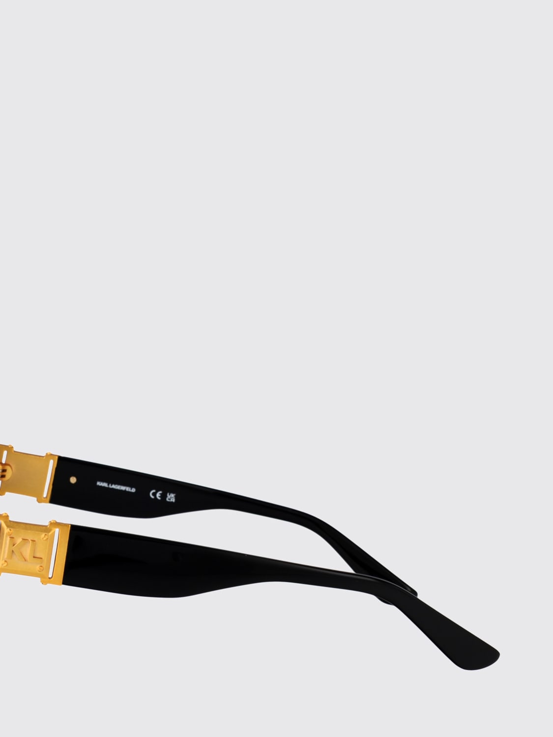 KARL LAGERFELD SUNGLASSES: Sunglasses men Karl Lagerfeld, Black - Img 3