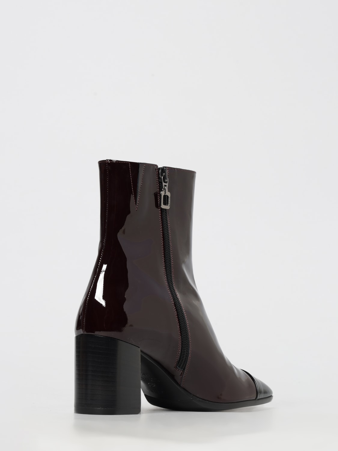 CAREL PARIS BOOTS: Flat ankle boot woman Carel Paris, Brown - Img 3
