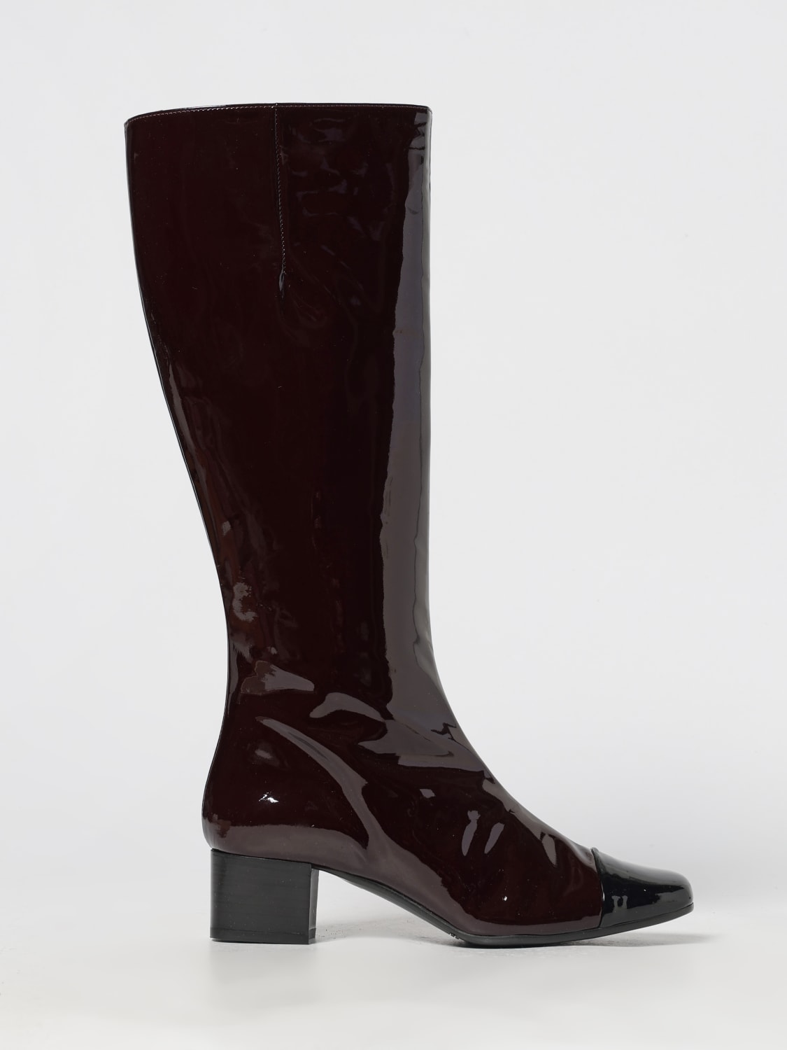 CAREL PARIS BOOTS: Flat ankle boot woman Carel Paris, Brown - Img 1