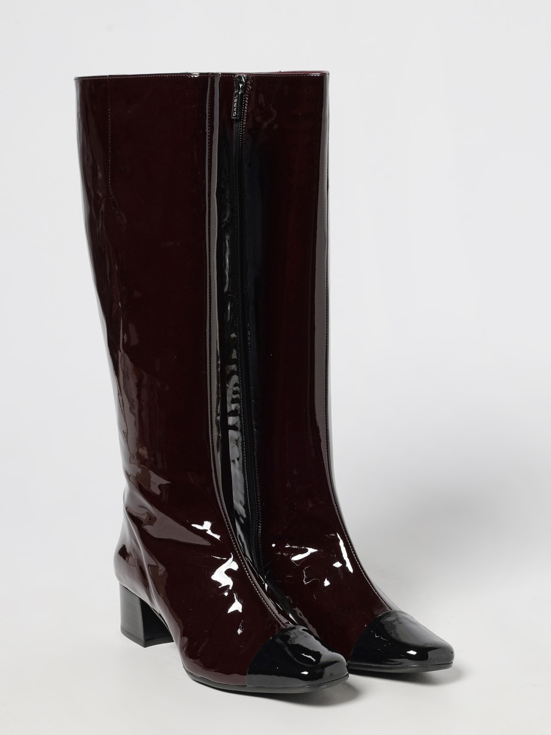 CAREL PARIS BOOTS: Flat ankle boot woman Carel Paris, Brown - Img 2