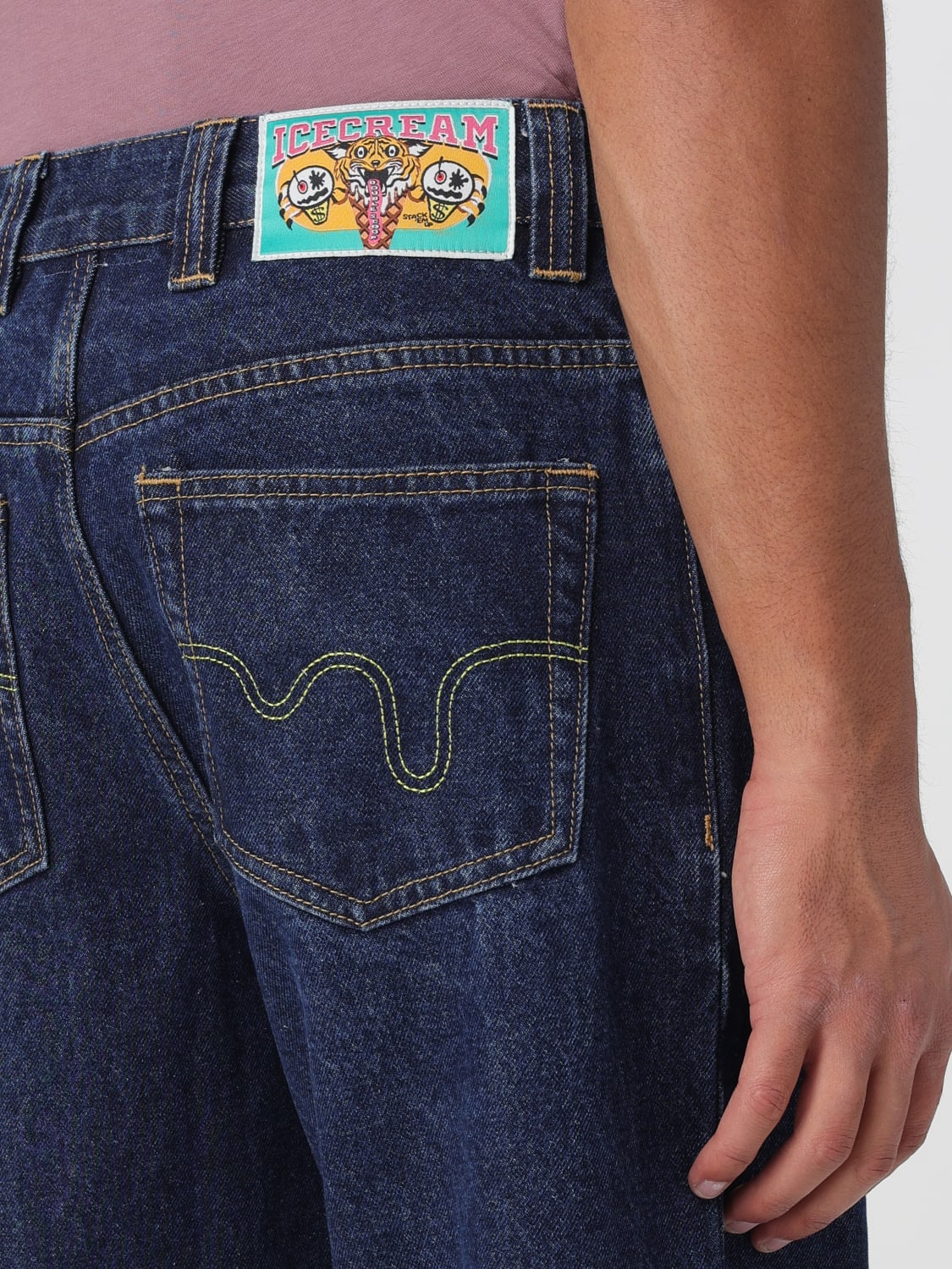 ICECREAM JEANS: Jeans men Icecream, Blue - Img 3