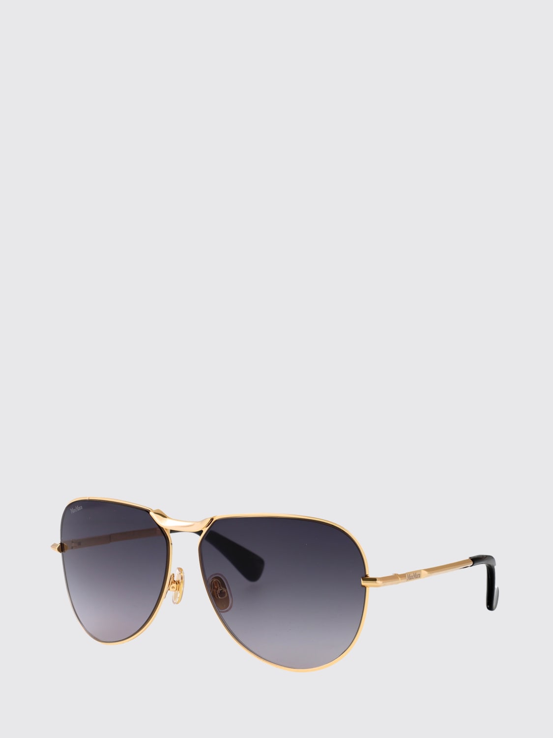 MAX MARA SUNGLASSES: Sunglasses woman Max Mara, Gold - Img 1