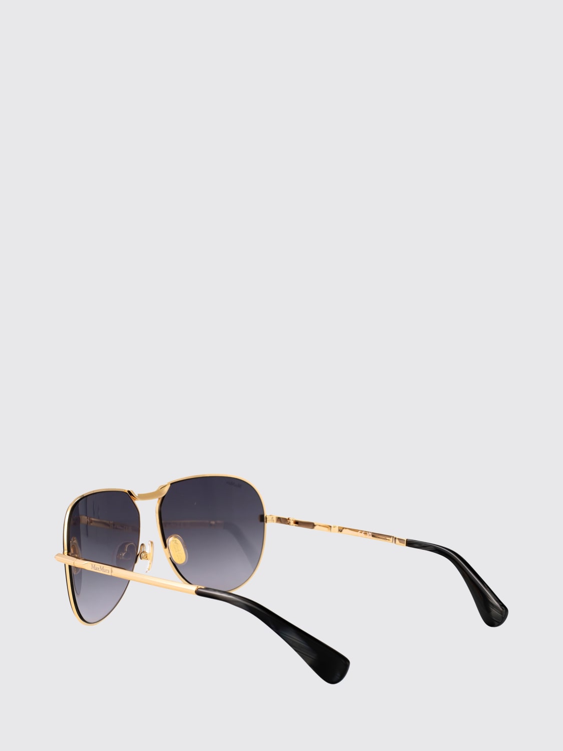 MAX MARA SUNGLASSES: Sunglasses woman Max Mara, Gold - Img 3